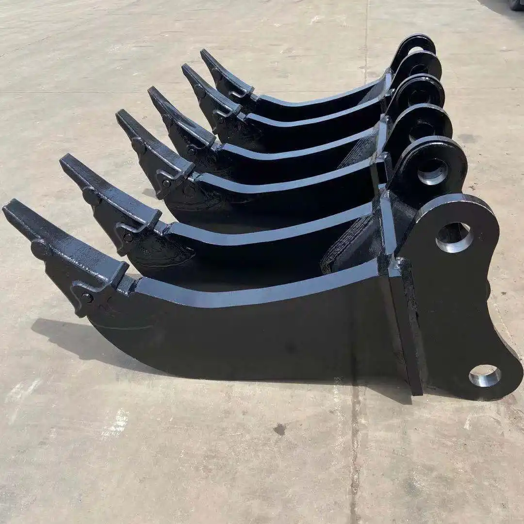 What materials are used to make excavator root rippers?